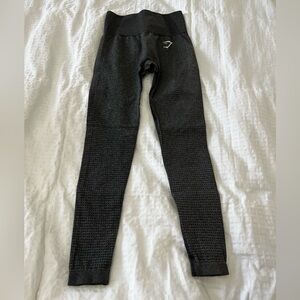 Gymshark Charcoal Textured Leggings